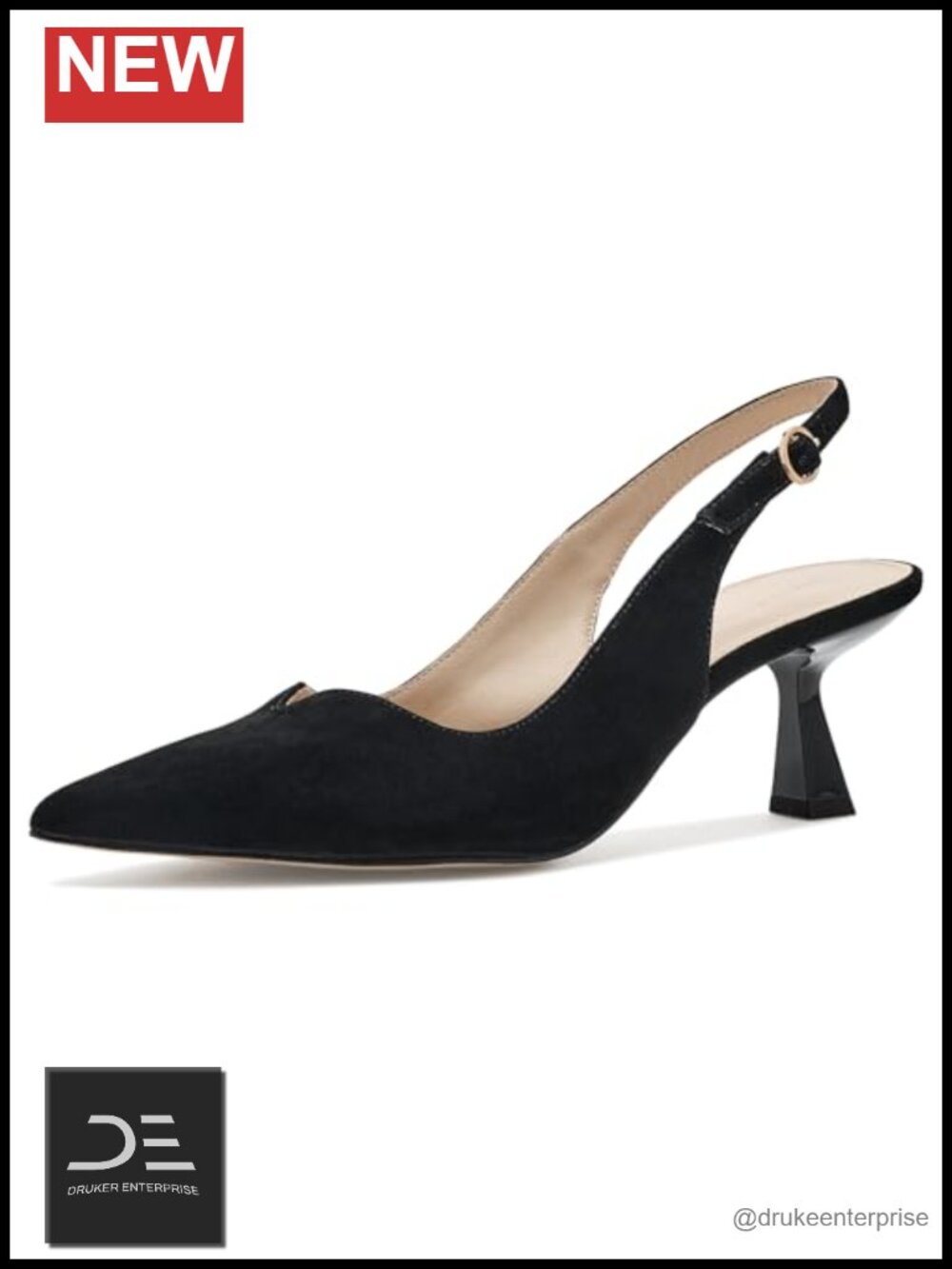 Pelle Moda Janah Women's Pumps Padded Footbed Adjustable Side Buckle Heels